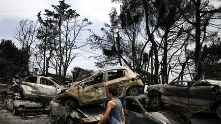 Incendii Grecia: Un irlandez aflat în luna de miere a murit în incendiul devastator din Mati