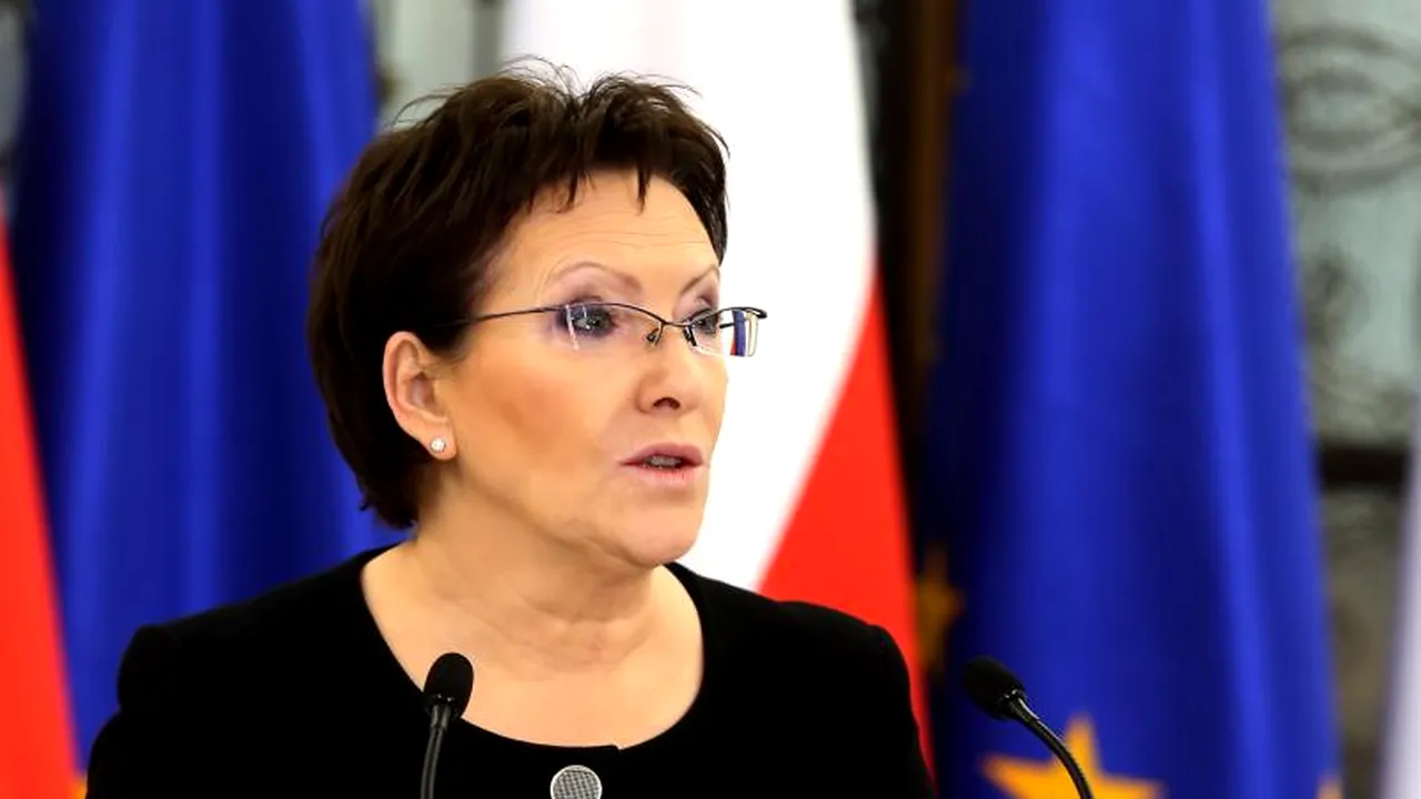 Ewa Kopacz, premierul Poloniei: 