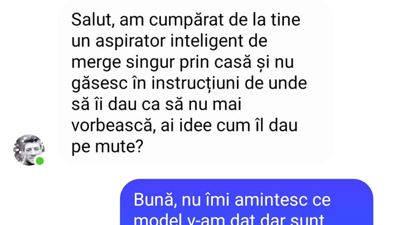 BANCUL de sâmbătă | Aspiratorul (prea) inteligent