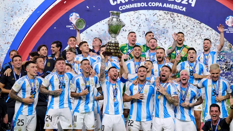 Argentina cucerește COPA AMERICA și devine deținătoarea record a competiției
