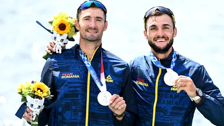 A patra medalie pentru România la JO 2020. Argint pentru canotorii Marius Cozmiuc şi Ciprian Tudosă (VIDEO)
