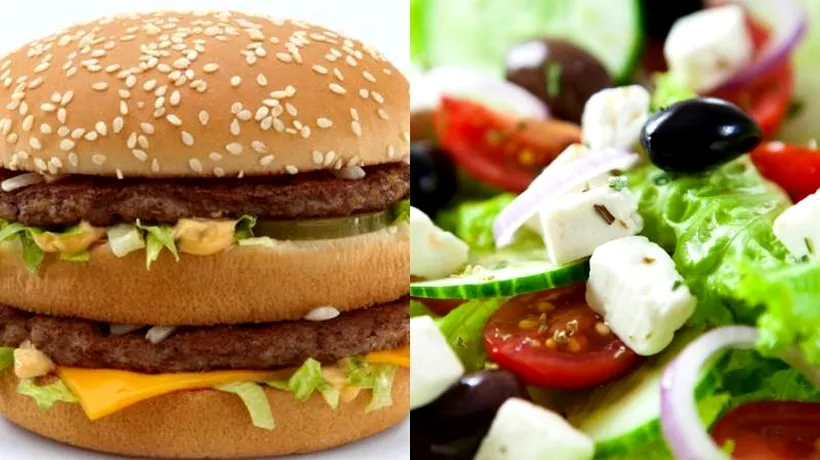 Cinci salate mai periculoase pentru siluetă decât un Big Mac