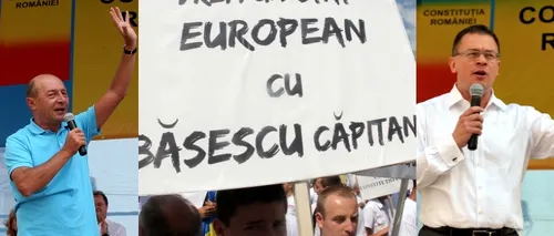 10.000 de oameni, la mitingul PDL de la Iași la care participă și Traian Băsescu