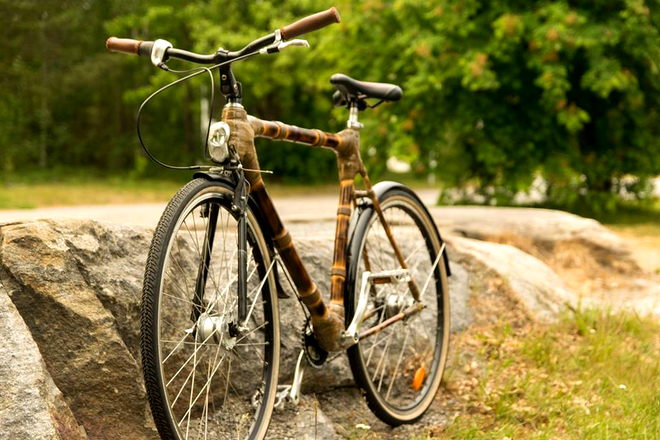 bicicletă din bambus