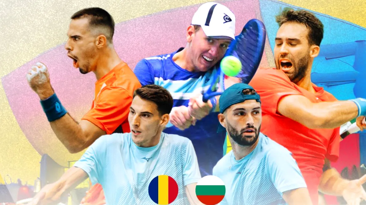 S-a ANUNȚAT lotul de Cupa Davis pentru partida România - Bulgaria! Unde se joacă meciul
