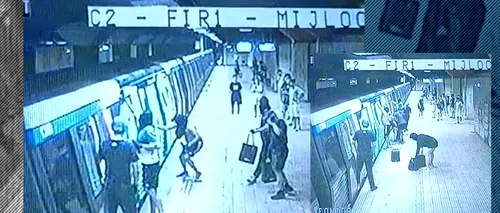 VIDEO EXCLUSIV | Așa se vandalizează un metrou în București. Mai mulți tineri, filmați în timp ce vopsesc un vagon CAF pe Magistrala Pipera – Berceni