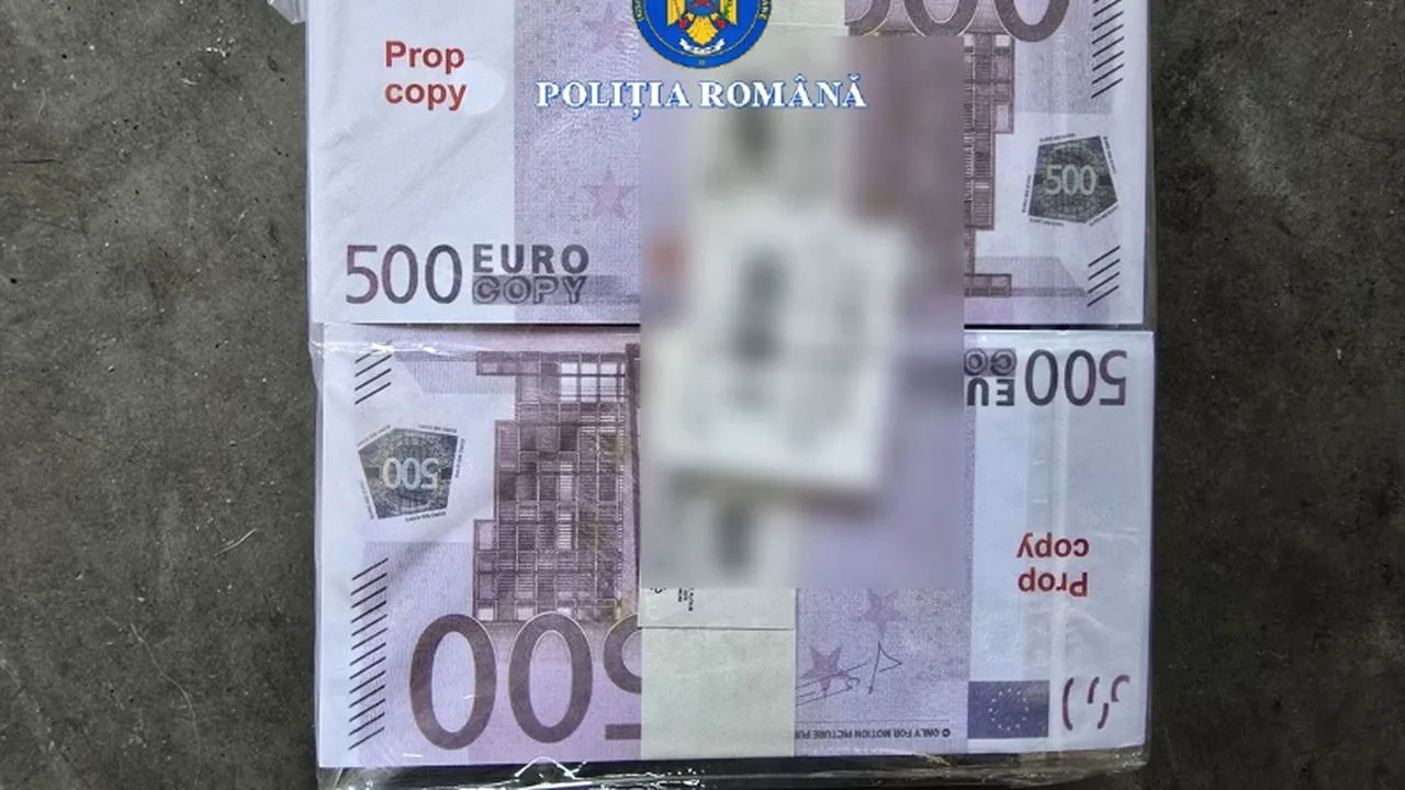 Poliția Română a răspuns ironiilor după ce a confiscat 960 de milioane de euro în bani falși, recuzită pentru un film