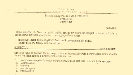 BACALAUREAT 2023 | Cum se rezolvă subiectele de la geografie, filosofie, logică, economie, psihologie și sociologie