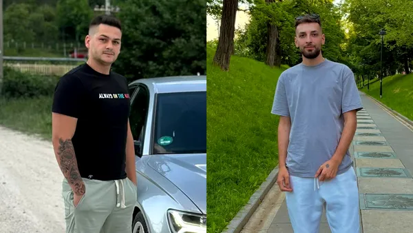 Ți se frânge sufletul! Eduard și George au murit arși de vii în mașină, într-un accident teribil. Tinerii fugeau de Poliție