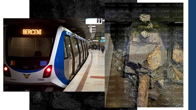 Imaginile DEZASTRULUI de pe Magistrala 2 de metrou, Pipera - Berceni. Cât de degradate sunt traversele și buloanele care prind șinele!