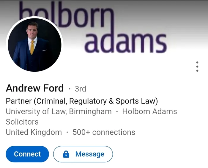 Andrew Ford, avocat frații Tate