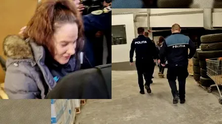 UPDATE: VIDEO. Noi percheziții informatice în dosarul „Tate”: Fosta polițistă care îi ajuta pe cei doi milionari să „disciplineze” videochat-istele a fost adusă DIICOT / La coborârea din dubă, a căzut în fața agentei care o escorta