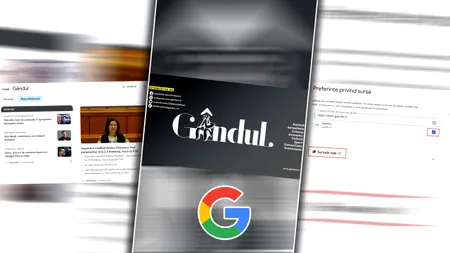 Știri, nu propagandă! Cum alegi Gândul ca site preferat pe Google. Ghid simplu pentru a găsi știrile noastre mai repede