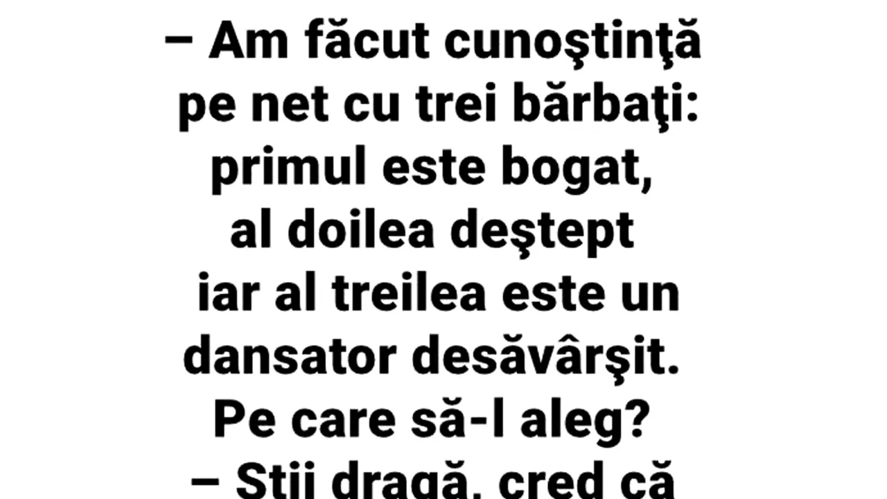 Bancul de joi | 
