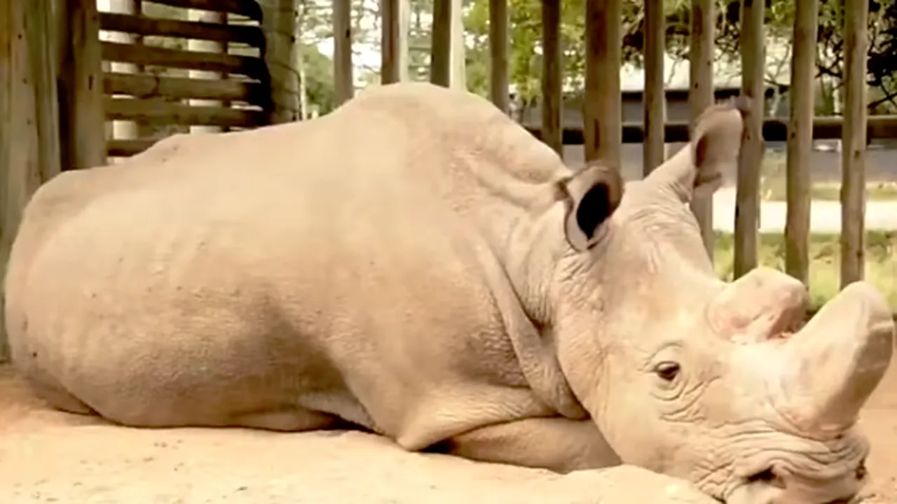 Cercetătorii încearcă să salveze subspecia de rinoceri albi, după ce ultimul mascul a murit anul trecut