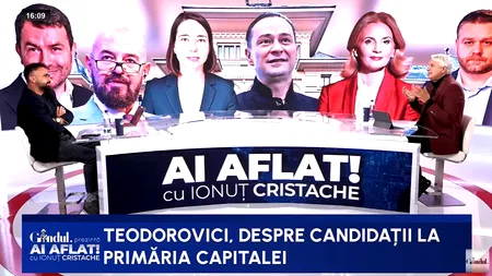 Teodorovici analizează candidații la Primăria Capitalei: „Nu au ei la un loc câtă administrație am eu în spate”