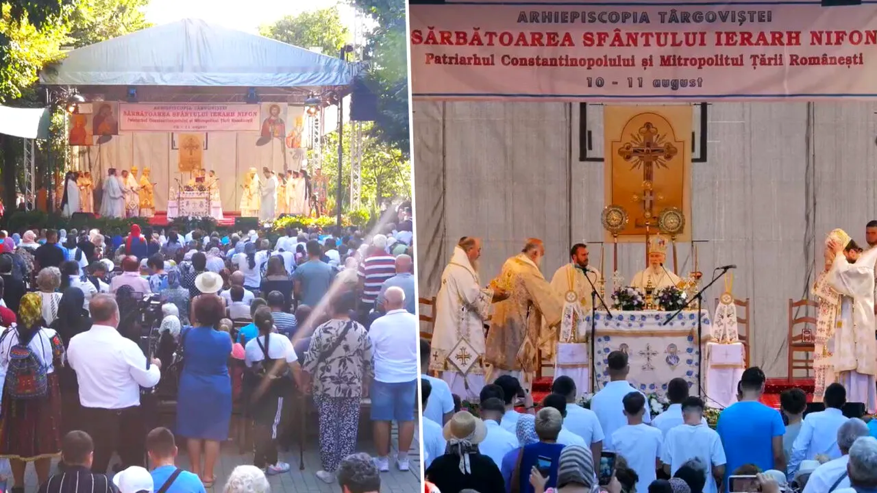 Târgoviște, în centrul unui mare pelerinaj de Sfântul Nifon. Mii de credincioși sunt așteptați astăzi
