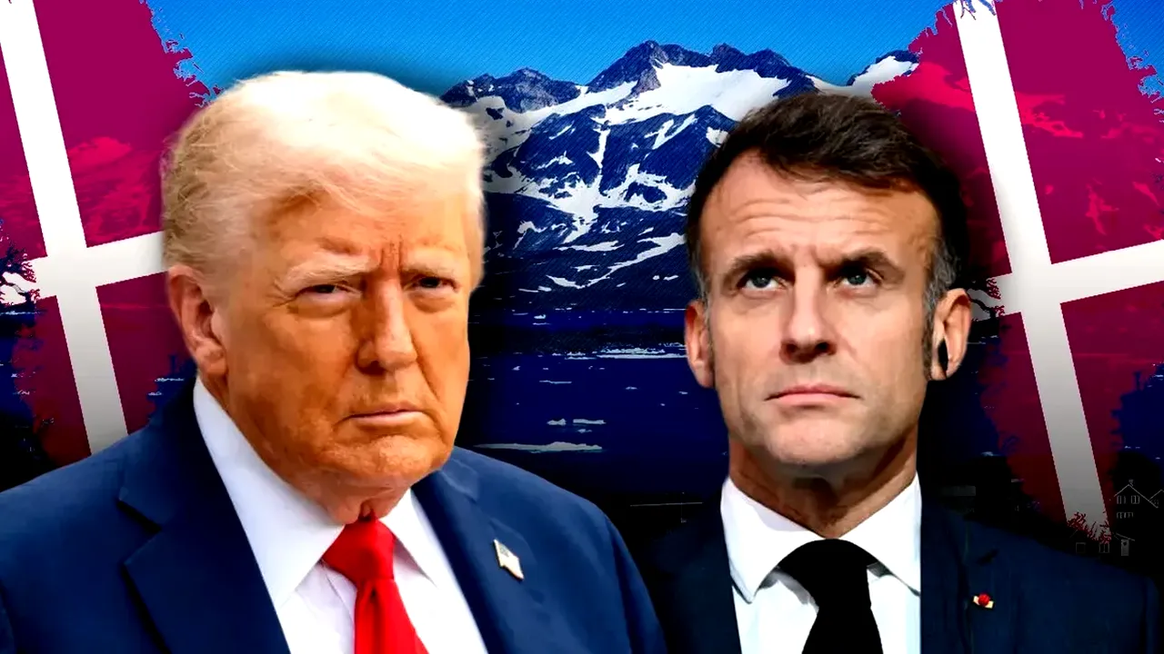 Trump publică mesajele primite de la Macron: „Prietene... Nu înțeleg ce faci în Groenlanda”. Ce măsuri va lua președintele american împotriva Franței