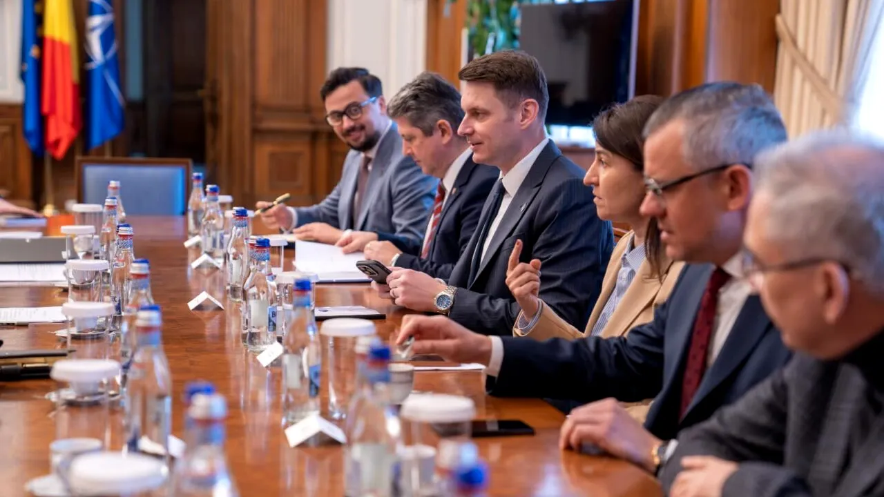 Mircea Abrudean, președintele interimar al Senatului, discuții cu delegația OCDE: „Aderarea la OCDE este despre România, nu despre partide”