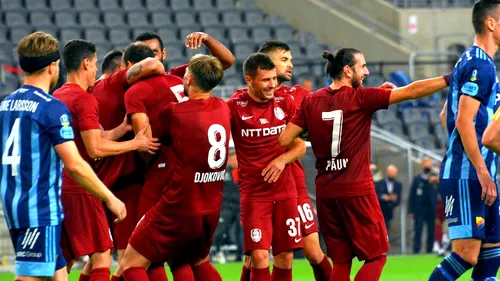 CFR Cluj s-a calificat în play-off-ul Europa League, după o victorie la limită în Suedia