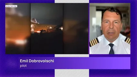 Imagini terifiante. Un Boeing pensionat de TAROM, la un pas de catastrofă în Senegal. La manșă, un veteran român al companiei