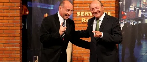 Băsescu la SRC: Victoraș, deși Popeye pare mai mic, știi că-i mai inteligent, da?