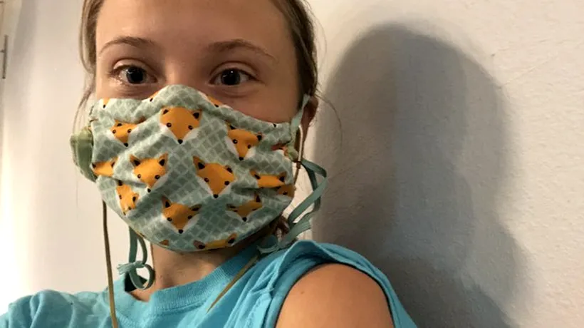 Activista Greta Thunberg s-a vaccinat anti-COVID: Sunt extrem de recunoscătoare şi privilegiată