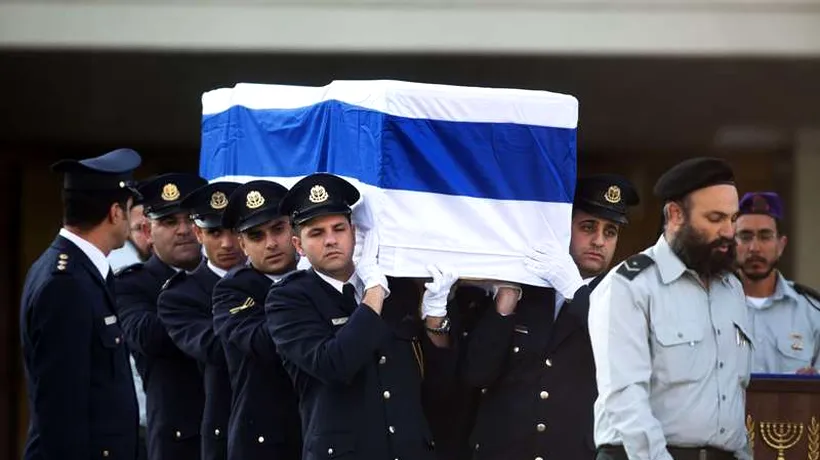 Fostul premier israelian Ariel Sharon a fost înhumat. GALERIE FOTO