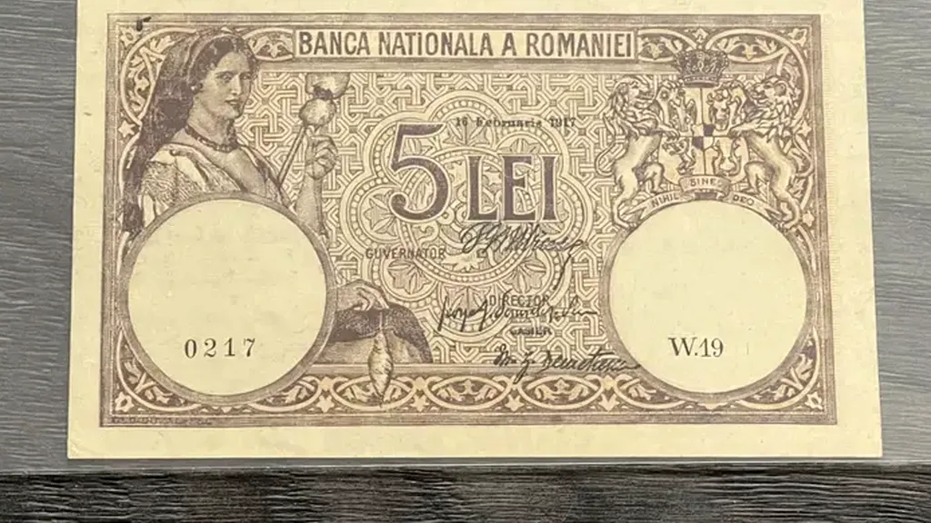 Suma e uriașă! Câți bani oferă colecționarii pe această bancnotă de 5 lei din 1917