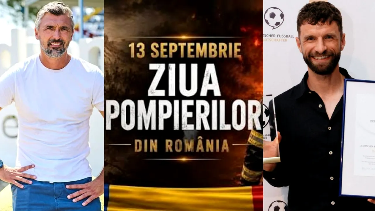 13 Septembrie, calendarul zilei: Goran Ivanišević împlinește 55 de ani, Thomas Müller 37. Ziua Pompierilor