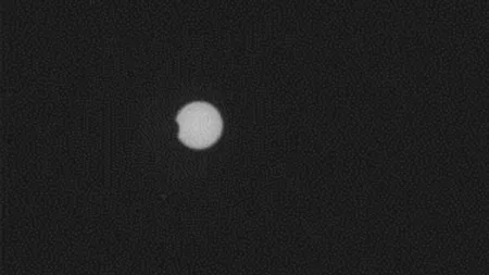 Prima eclipsă de Soare suprinsă de Curiosity de pe Marte