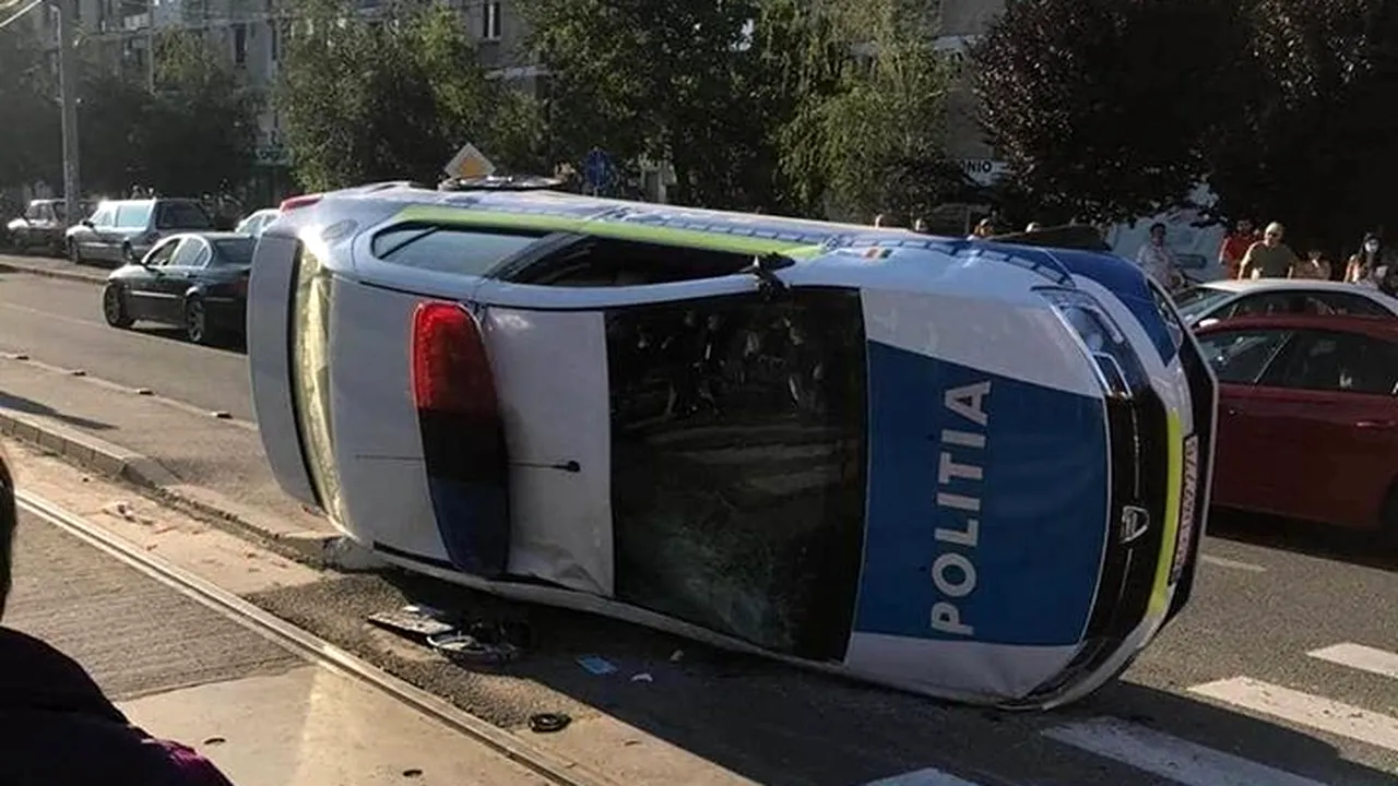 Măsură fără precedent după ce peste 3.400 de mașini ale Poliției au fost implicate în accidente! Mii de polițiști, obligați să ia ”meditații” la șoferie! (EXCLUSIV)