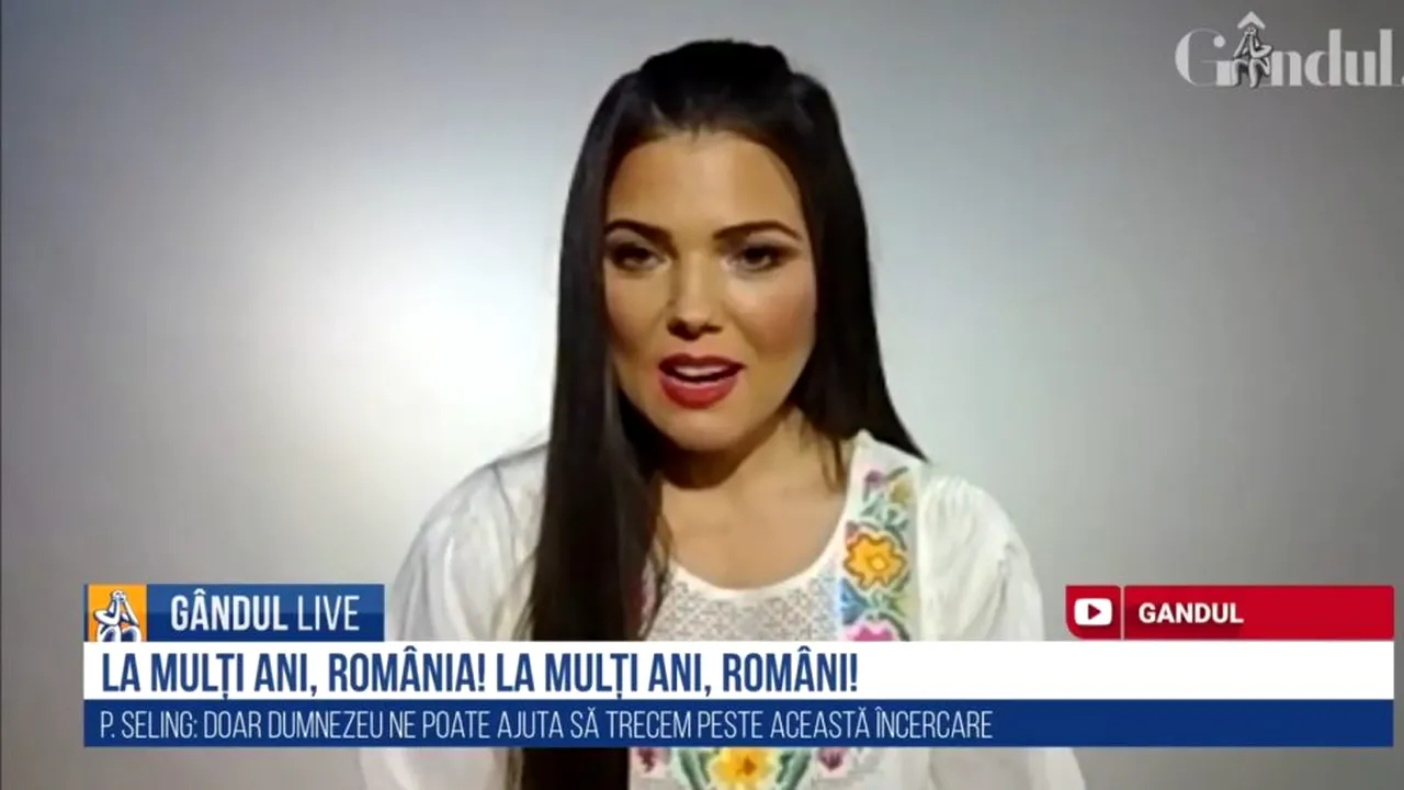 1 DECEMBRIE. Paula Seling la GÂNDUL LIVE: ”Mi-aș dori să fim mai iubitori / Putem să învățăm unii de la ceilalți, să privim în interiorul nostru, să vedem ce putem schimba”