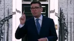 Andy Burnham a ținut primul său discurs ca prim-ministru pe treptele Downing Street