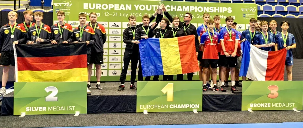 Cei mai BUNI de pe continent! Tricolorii de la tenis de masă sunt a treia oară consecutiv campioni europeni