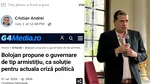 Proprietarul firmei care a dat publicității sondajul de astăzi este un susținător asumat al lui Ilie Bolojan. Cristian Andrei este un vechi colaborator al PNL. Bolojan, numărul 2 în sondajul firmei „de casă”