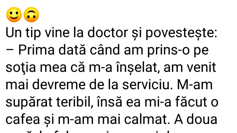 BANCUL de luni | Pacientul, doctorul și nevasta infidelă