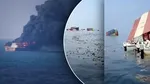Imagini revoltătoare din strâmtoarea Ormuz: Cea mai tranzitată rută maritimă din lume a ajuns un „culoar al containerelor, minelor și epavelor”