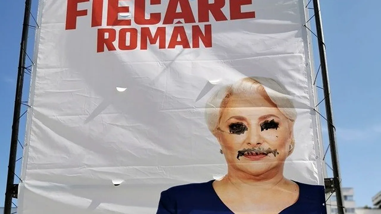 Alegeri prezidențile 2019 | Un tânăr a distrus corturile electorale ale mai multor partide politice, la Timișoara