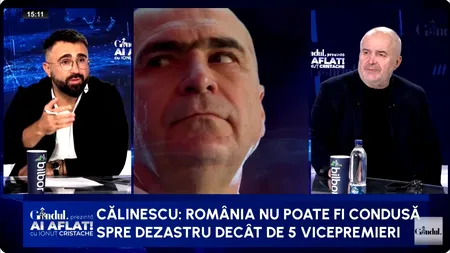 Florin Călinescu: „România nu poate fi condusă spre dezastru decât de cinci vicepremieri”