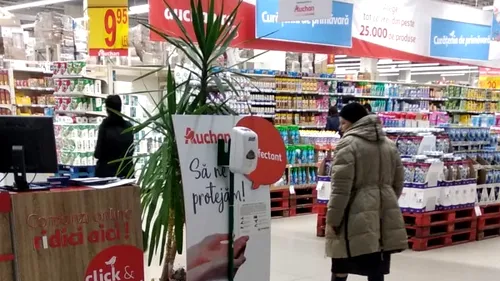 CORONAVIRUS. Ce măsuri au luat Auchan și Profi în magazine, în contextul crizei COVID-19