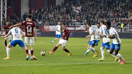 Remiză în derby-ul de clasament Rapid - Farul din Superliga! Ce au declarat Adi Mutu și Gică Hagi