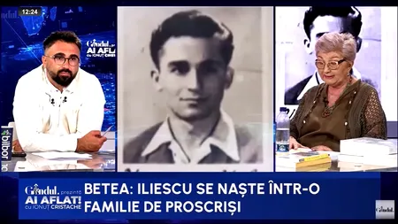 Ion Iliescu s-a născut într-o familie de proscriși. Lavinia Betea: „A fost un copil necăjit, abandonat de propria mamă”
