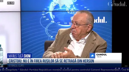 VIDEO | Ion Cristoiu: „Nu e în firea rușilor să se retragă din Herson. Ucrainenii nu au curaj să atace pe celălalt mal”