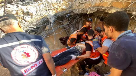 IMAGINI CU IMPACT EMOȚIONAL | Israel atacă sudul Fâșiei Gaza. 4 morți și zeci de răniți, inclusiv copii