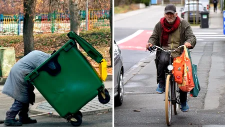 Cine este, de fapt, acest cerșetor care caută prin gunoaie. Îl recunoști? Este foarte CUNOSCUT