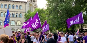 VIDEO | Marș organizat în centrul Bucureștiului pentru susținerea aderării României la spațiul Schengen