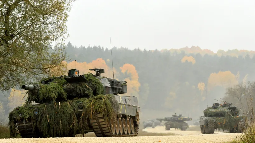 SEMNAL CĂTRE RUSIA. Germania reintroduce în uz 100 de tancuri Leopard 2