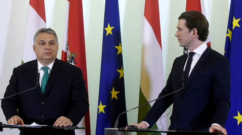 Sebastian Kurz, de acord cu Viktor Orban privind migrația ilegală, dar nu vrea să alăture Austria Grupului de la Vișegrad
