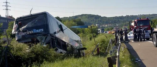 Un mort și 62 de răniți, după ce un autocar care venea din Grecia s-a răsturnat în Serbia